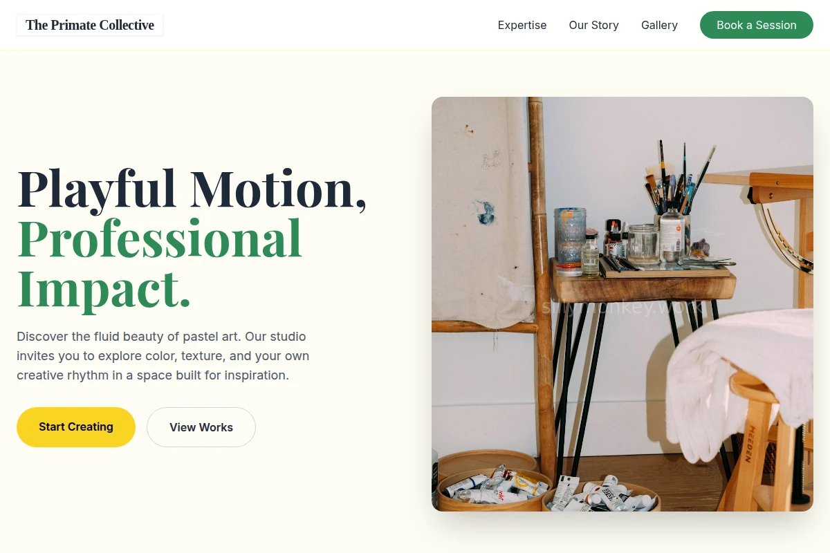 Pastel Art Studio